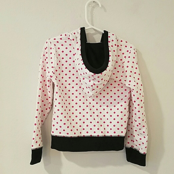 HELLO KITTY polka dot hoodie size 5 - Picture 3 of 4